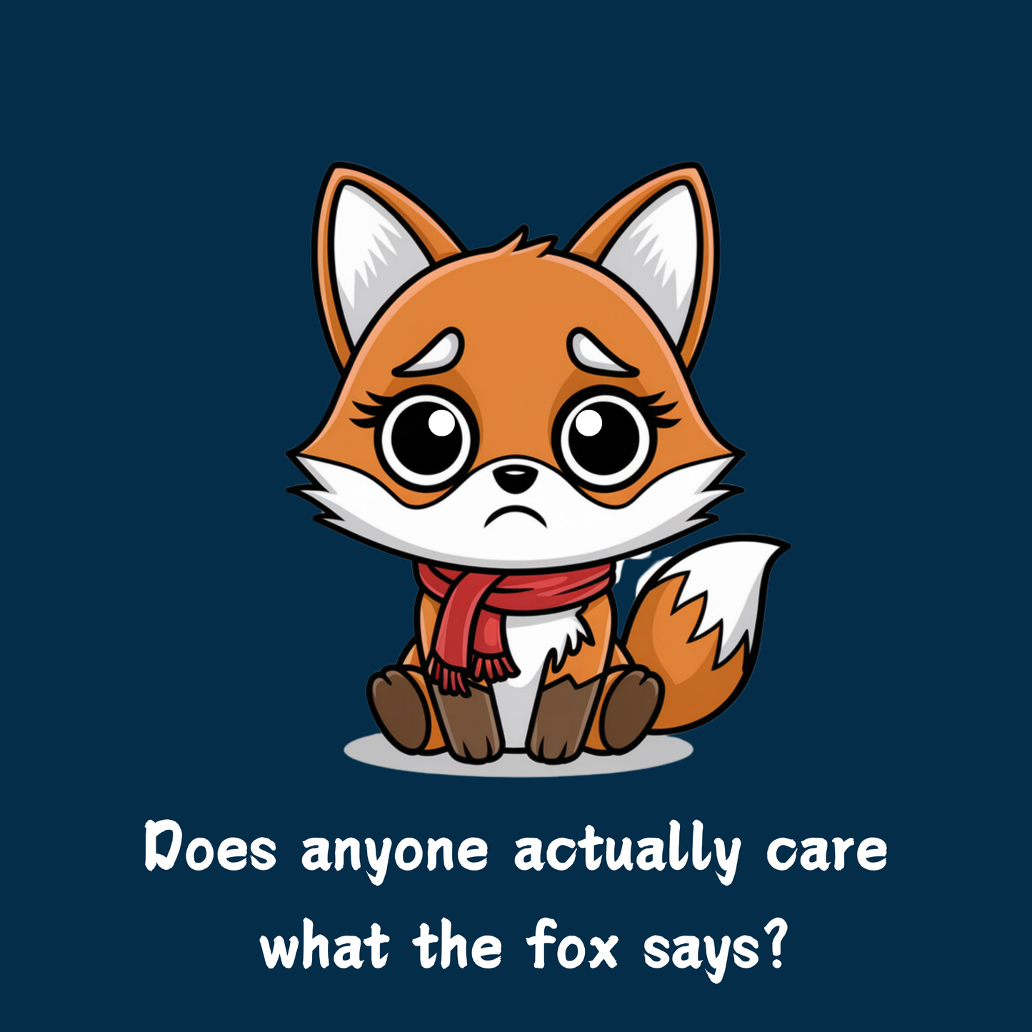 Does Anyone Actually Care What The Fox Says Women's T-shirt
