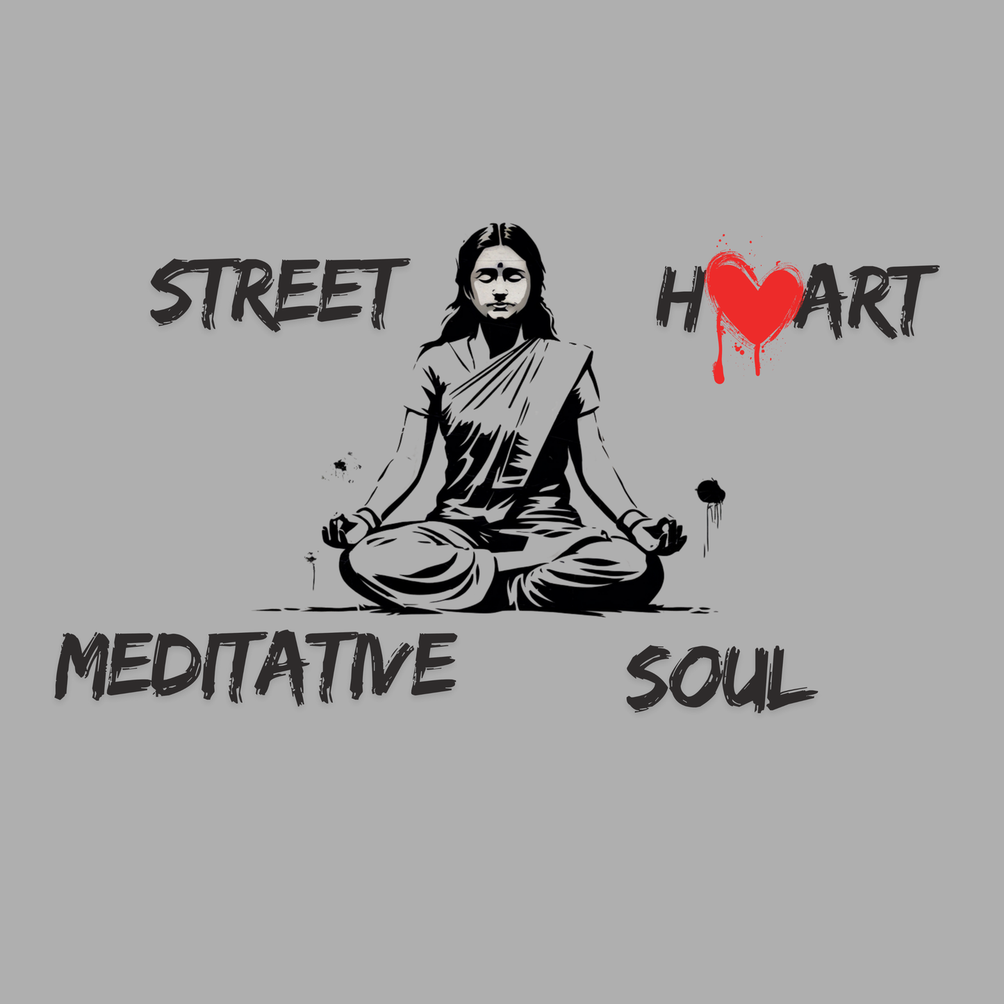 Street Heart Meditative Soul Women's T-shirt