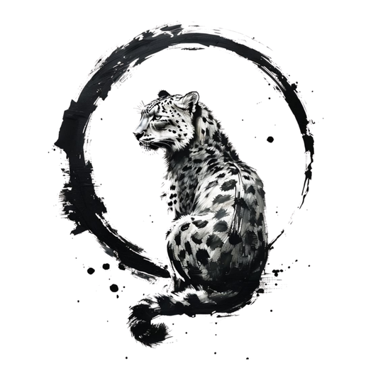 Zen Snow Leopard Women's T-shirt