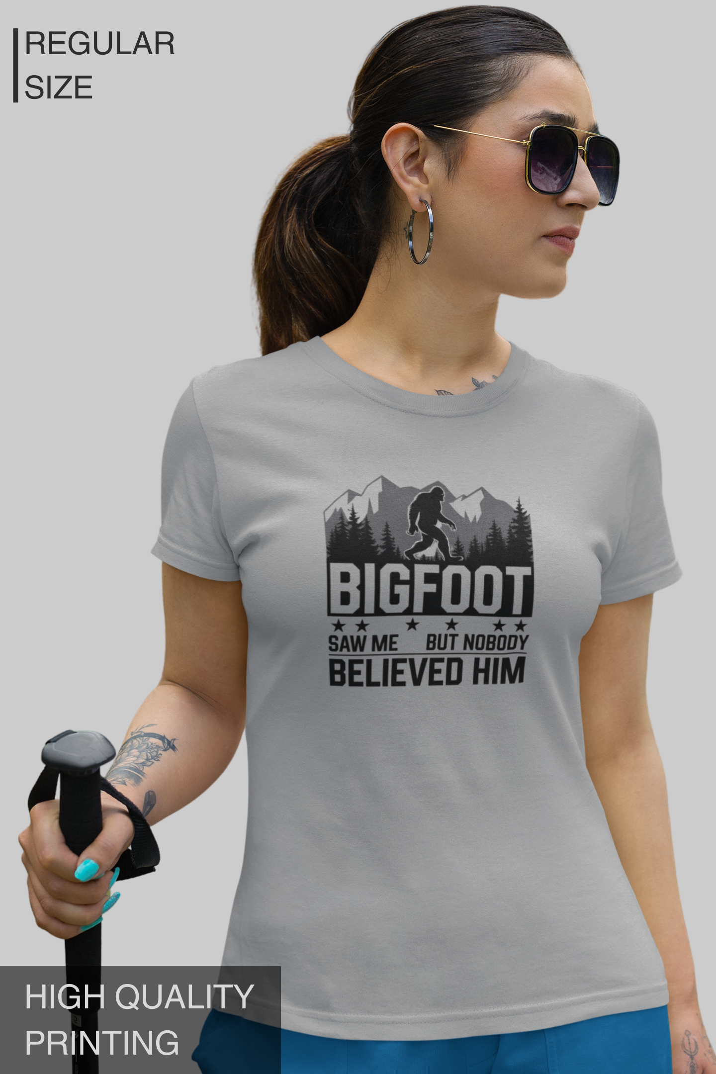Bigfoot Saw Me Women's TShirt