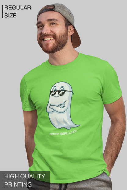 BOO!? REALLY!? – Men's Halloween Graphic T-Shirt