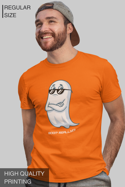 BOO!? REALLY!? – Men's Halloween Graphic T-Shirt