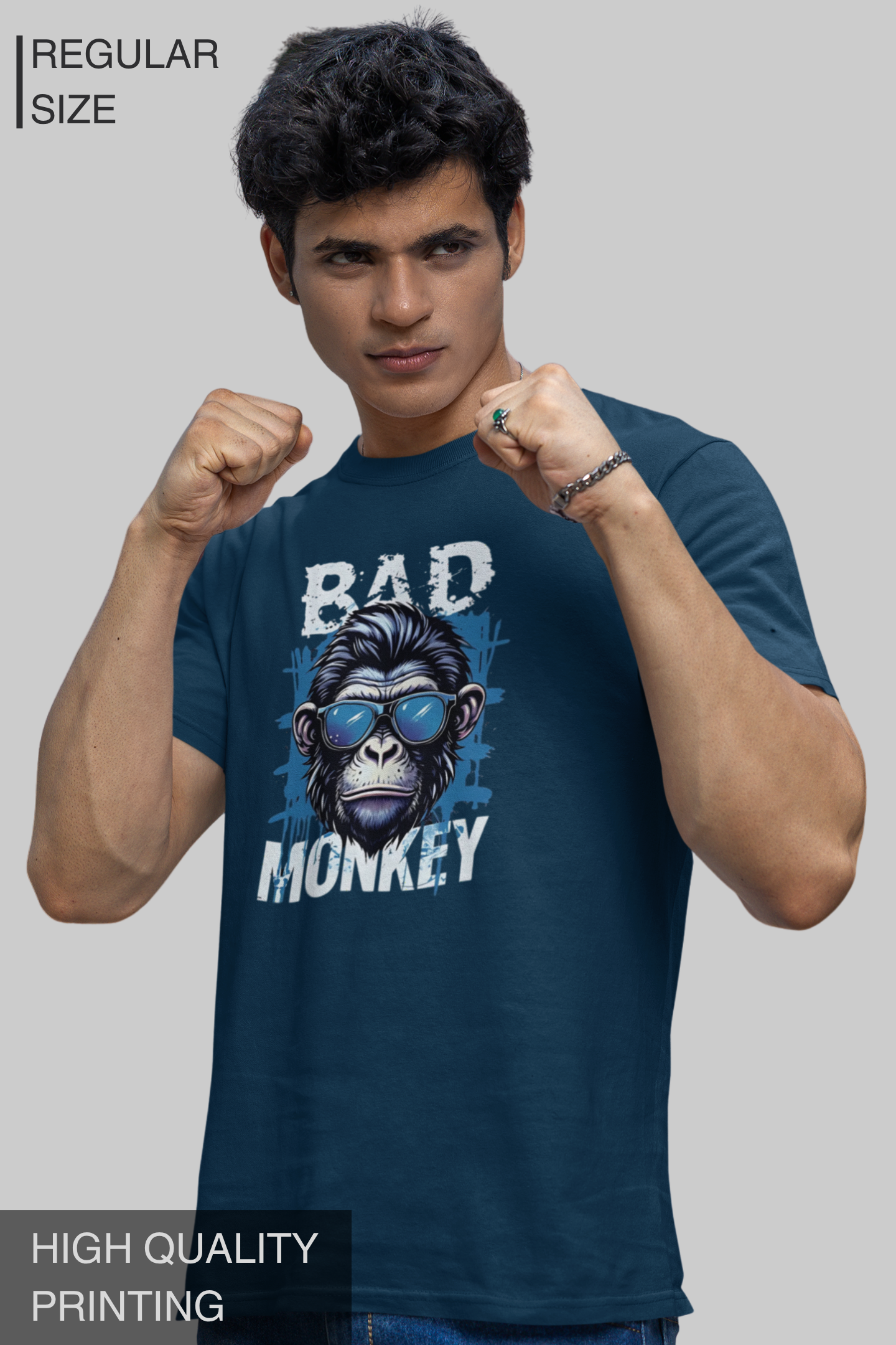 Bad Monkey 2 Men T Shirt