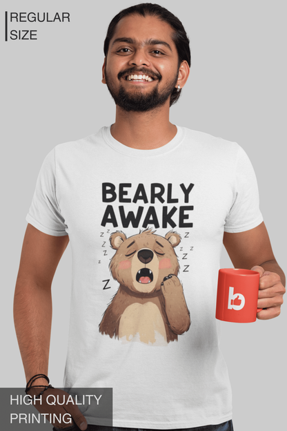 Bearly Awake Men's Tshirt