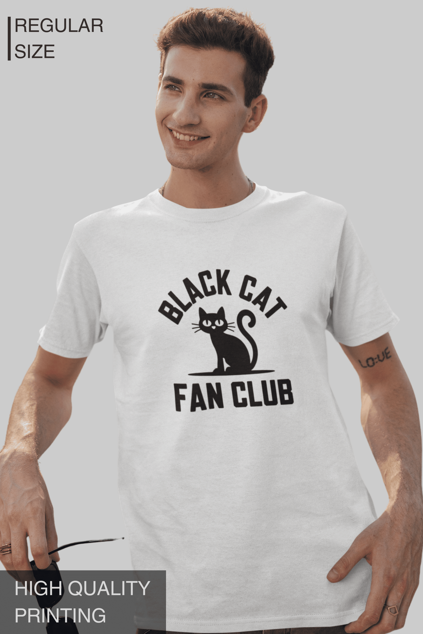 Black Cat Fan Club Men's Tshirt
