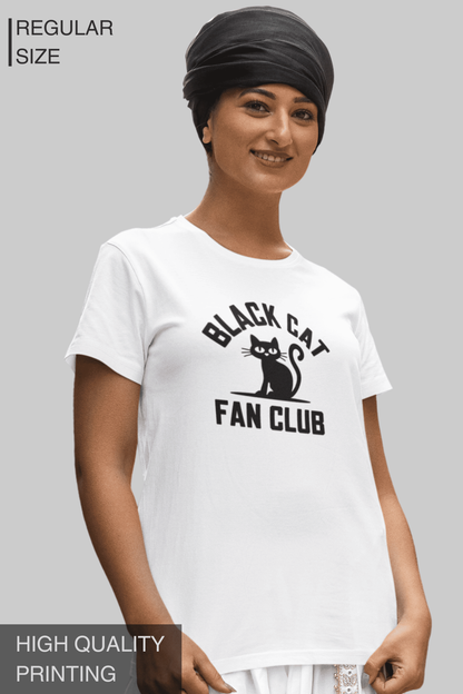 Black Cat Fan Club Women's Tshirt