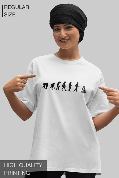 Buddha Evolution Women's Tshirt