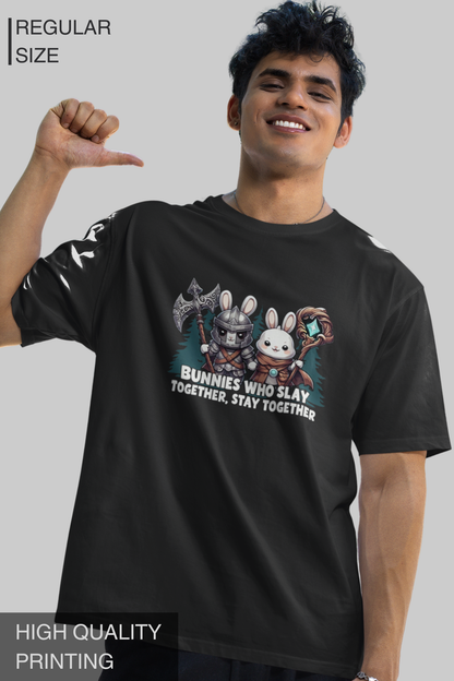 Bunnies Who Slay Together Stay Together Men's Tshirt