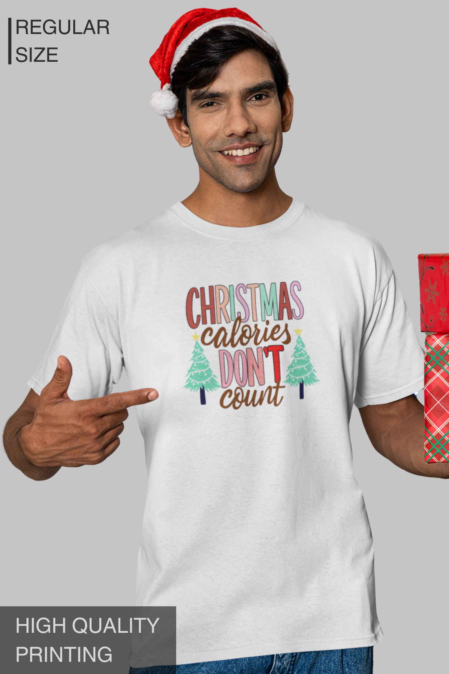 Christmas Calories Don't Count Men's TShirt
