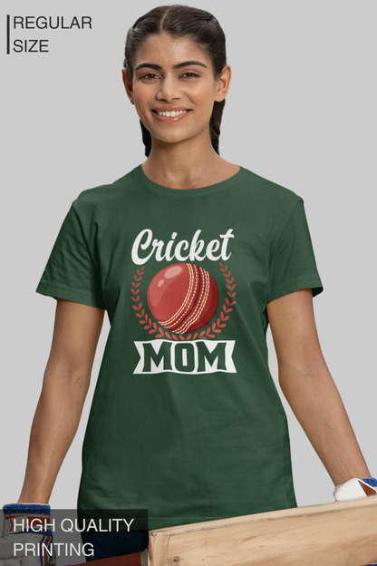 Cricket Mom Women T Shirt