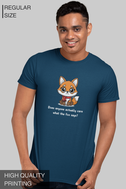 Does Anyone Actually Care What The Fox Says Men's TShirt
