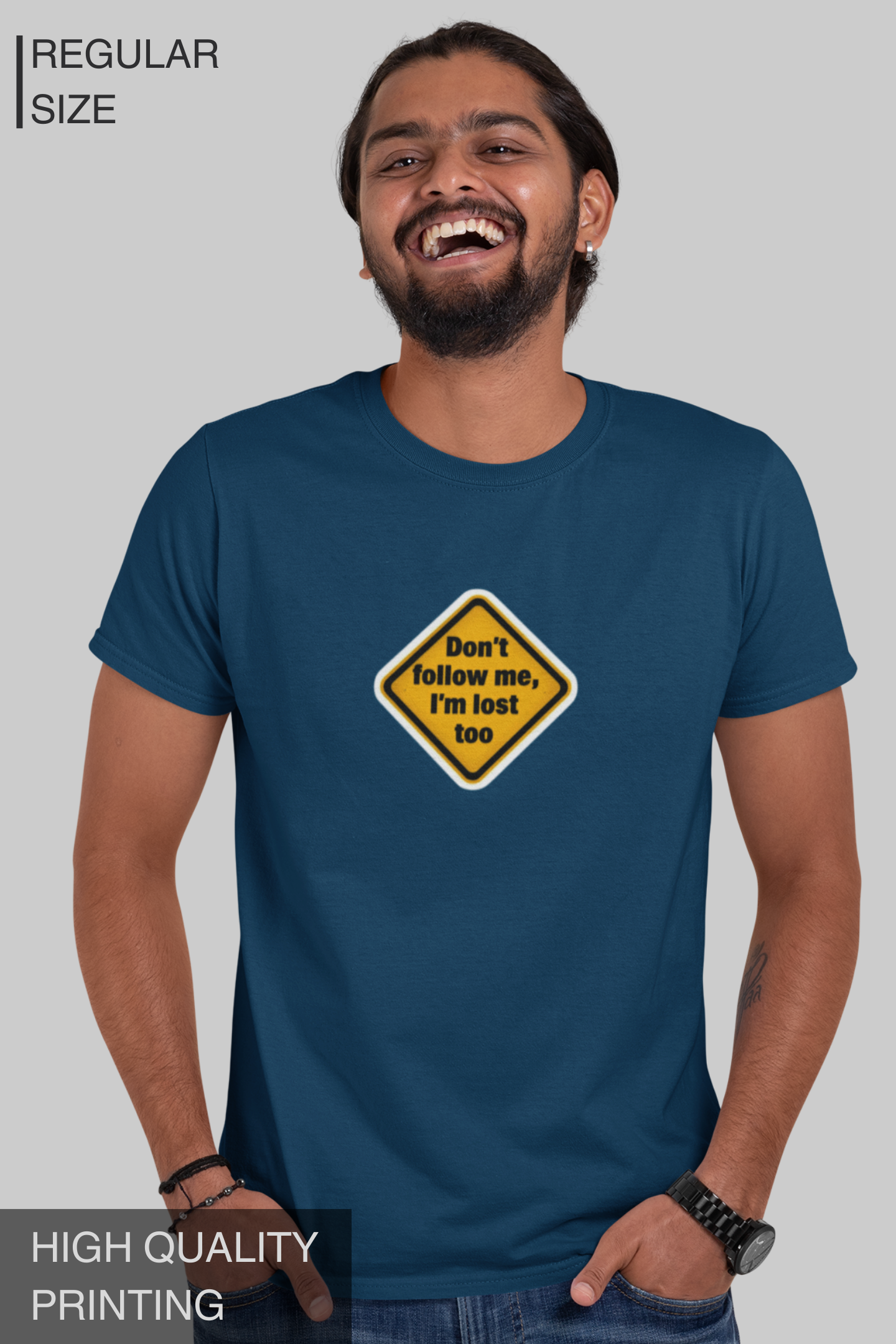 Don't Follow Me I'm Lost Too Men's TShirt