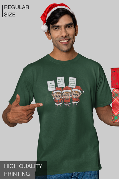 Elves On Strike Men's TShirt