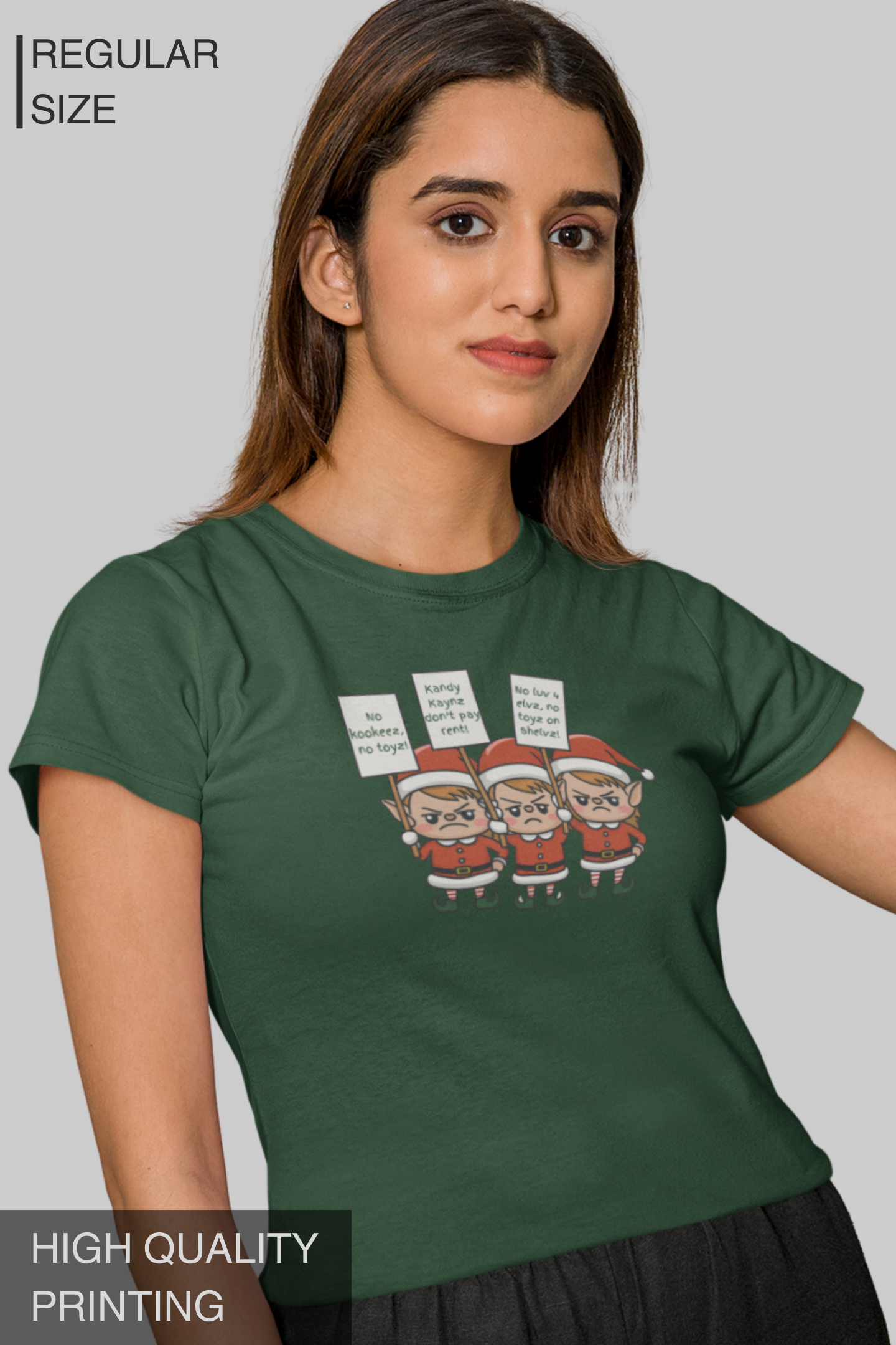 Elves On Strike Women's TShirt