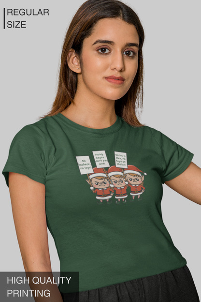 Elves On Strike Women's TShirt