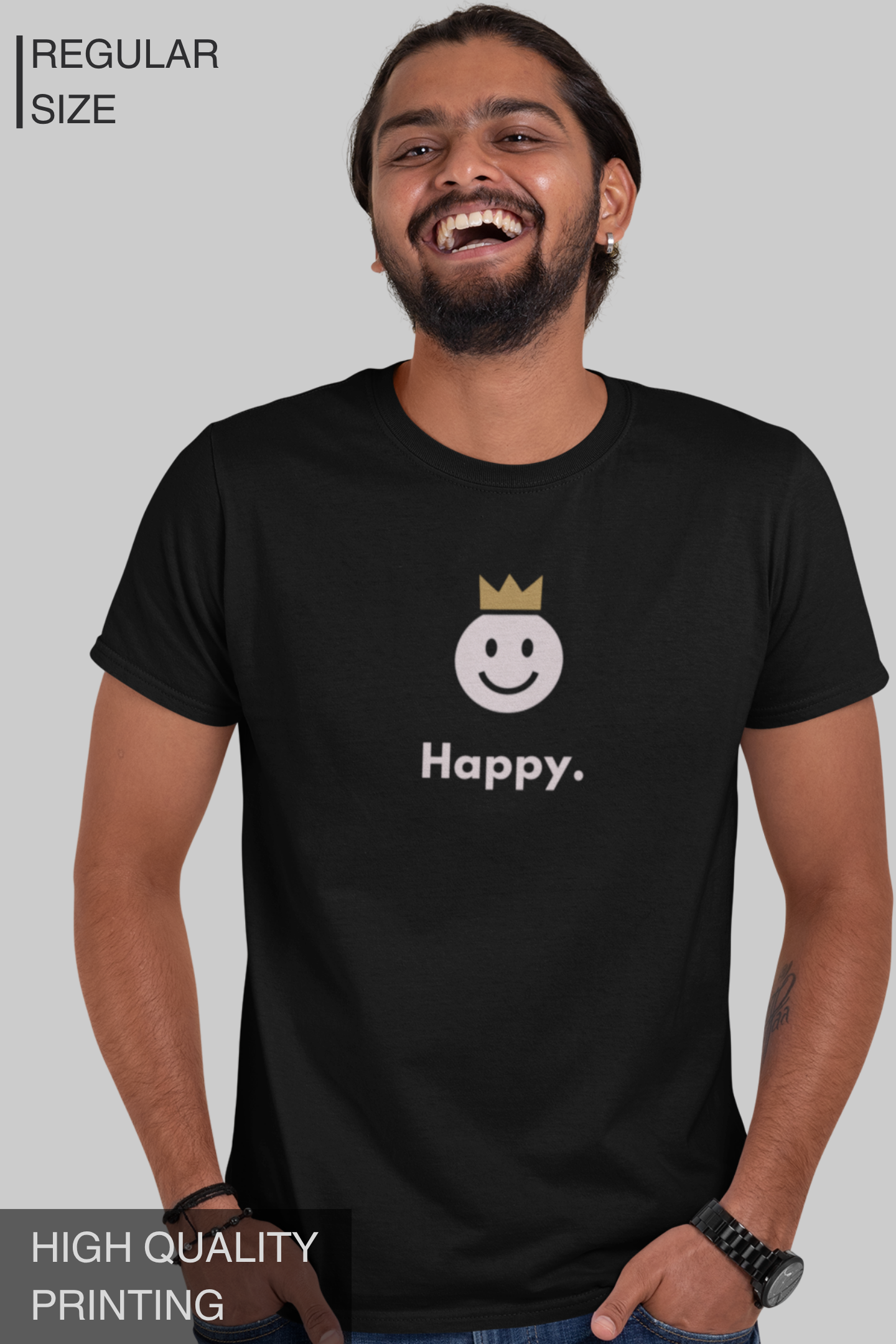 Happy. Men's Tshirt