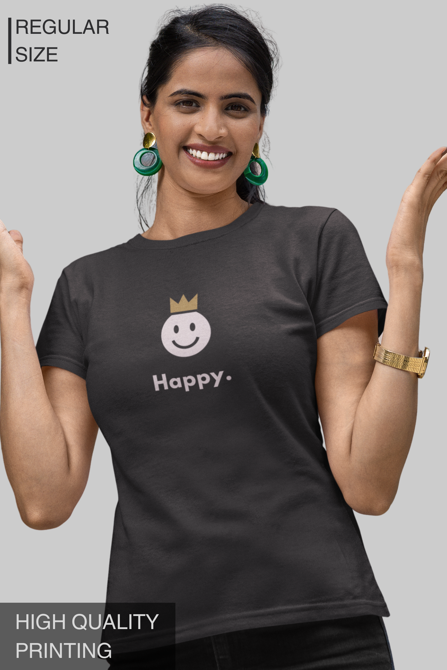 Happy. Women's Tshirt