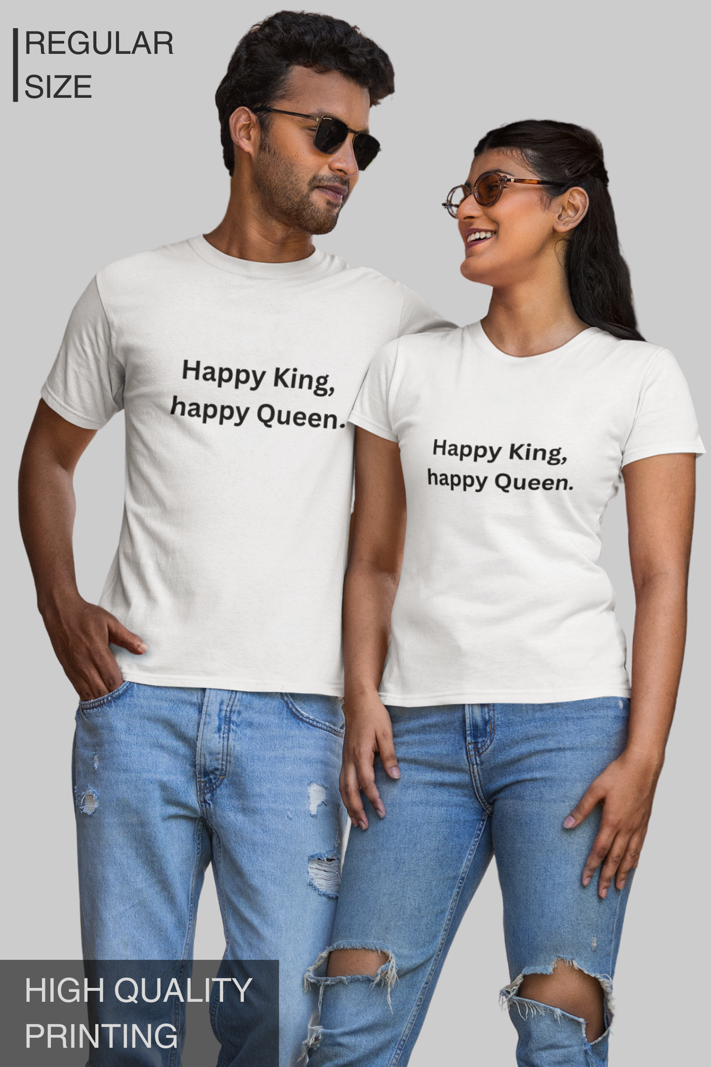 Happy King Happy Queen Men's TShirt