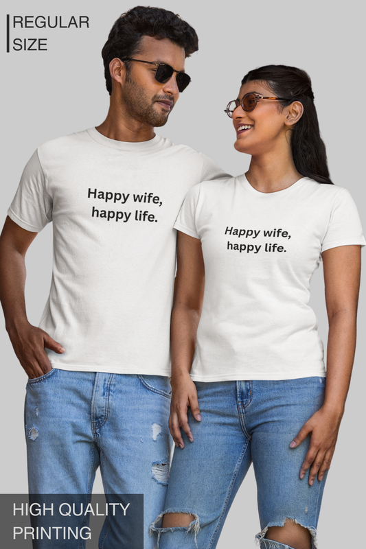 Happy Wife Happy Life Men's TShirt