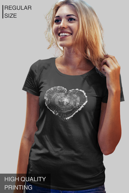 Heart Tree Women T Shirt