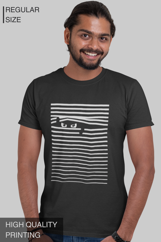 Hidden Cat Men T Shirt