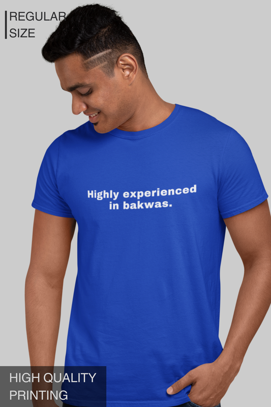 Highly Experienced in Bakwas Men's Tshirt