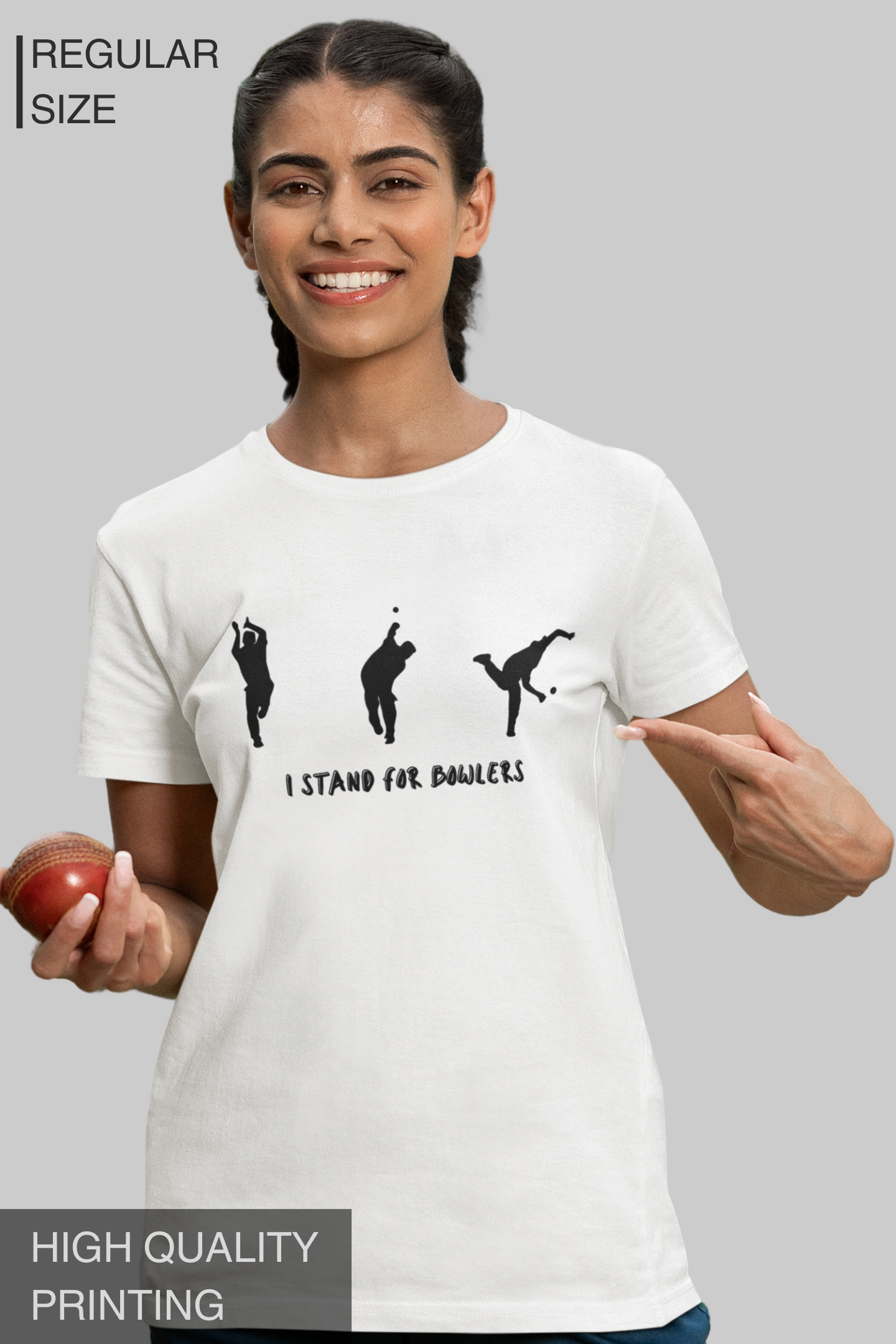 I Stand For Bowlers Women T Shirt