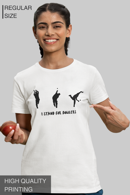 I Stand For Bowlers Women T Shirt