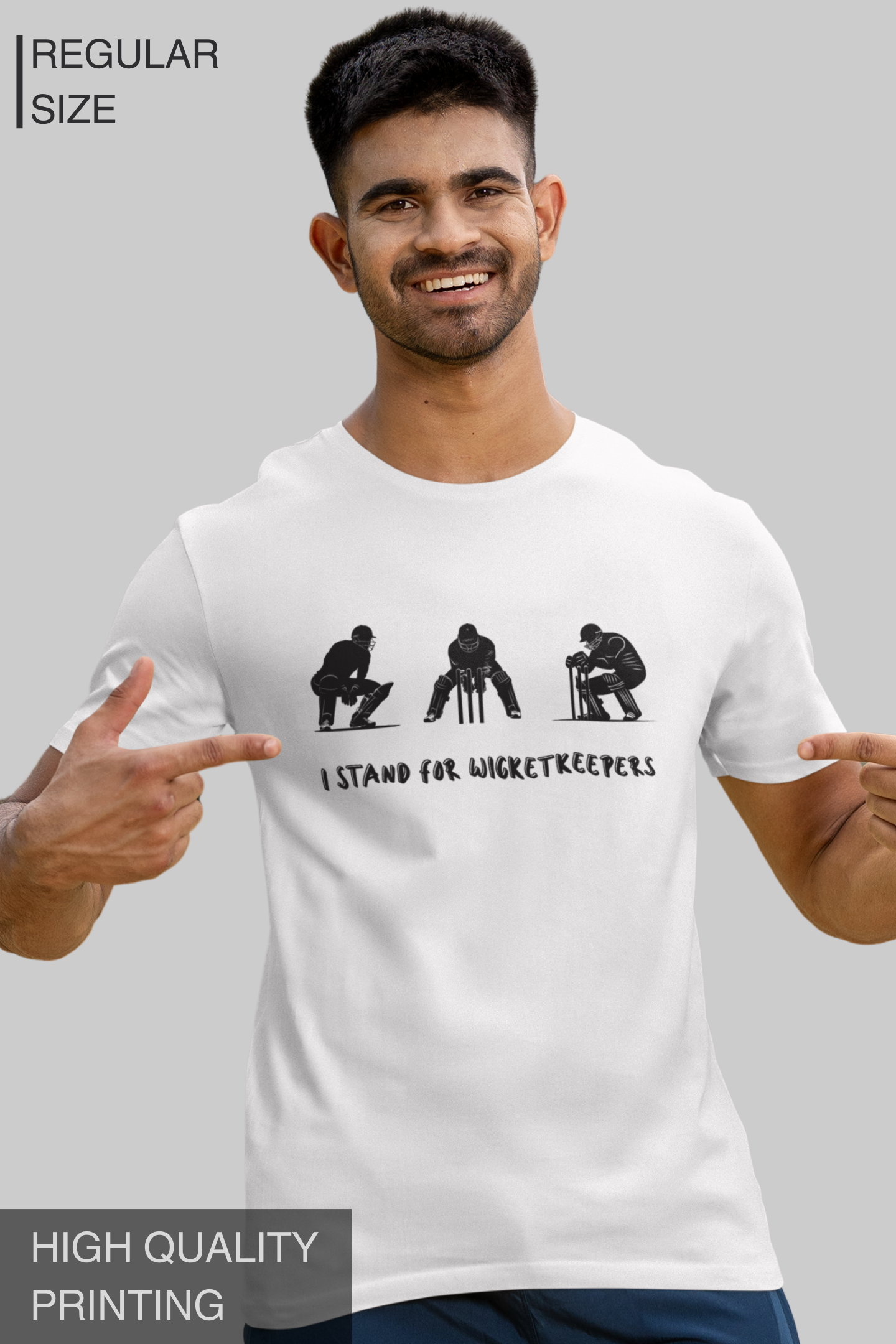 I Stand for Wicketkeepers Men T Shirt