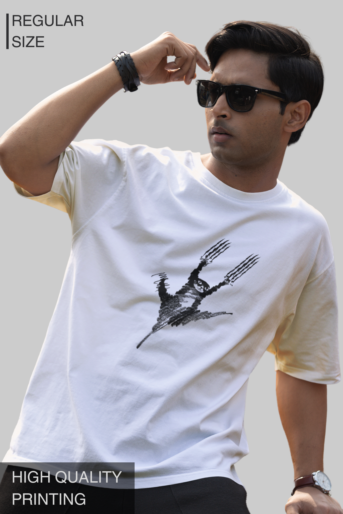 Jump Cat Men T Shirt