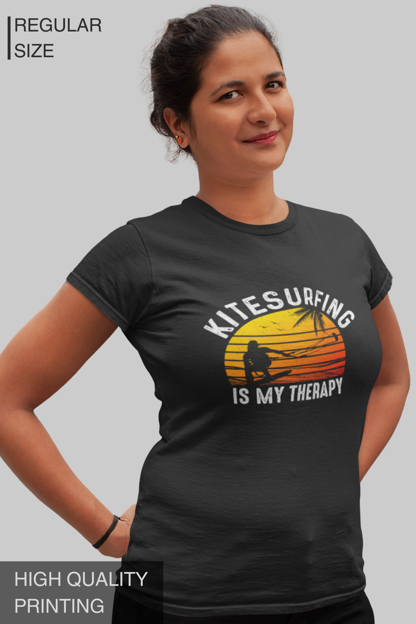 Kite Surfing Is My Therapy Women's TShirt
