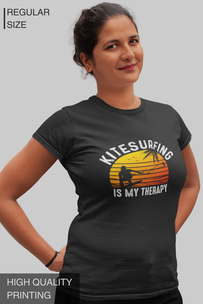 Kite Surfing Is My Therapy Women's TShirt