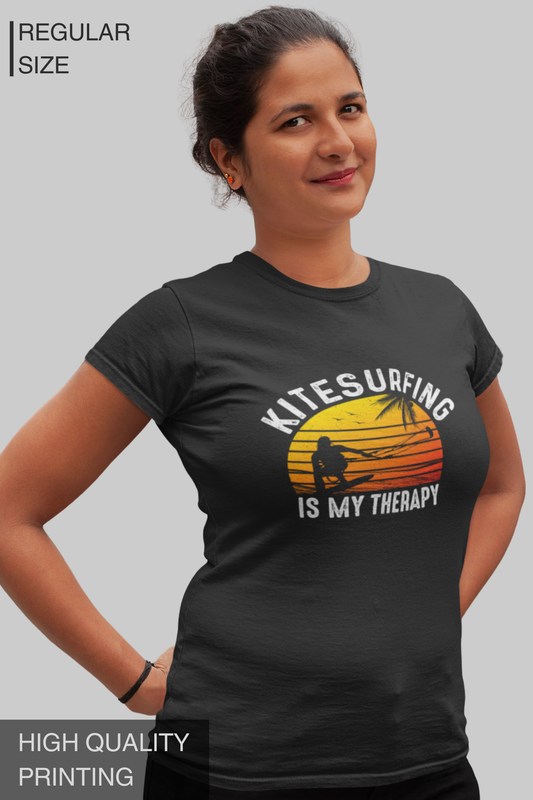 Kite Surfing Is My Therapy Women's TShirt