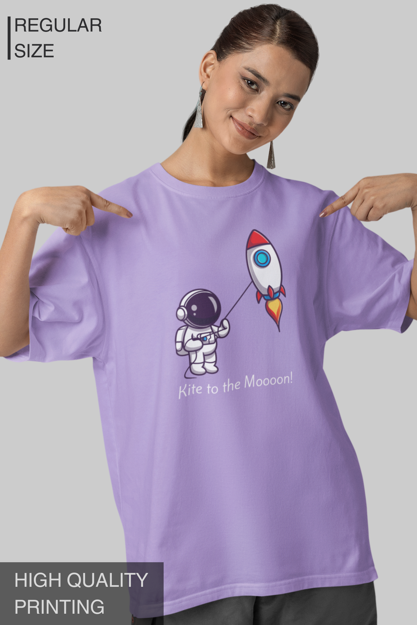 Kite To The Moooon Women's TShirt