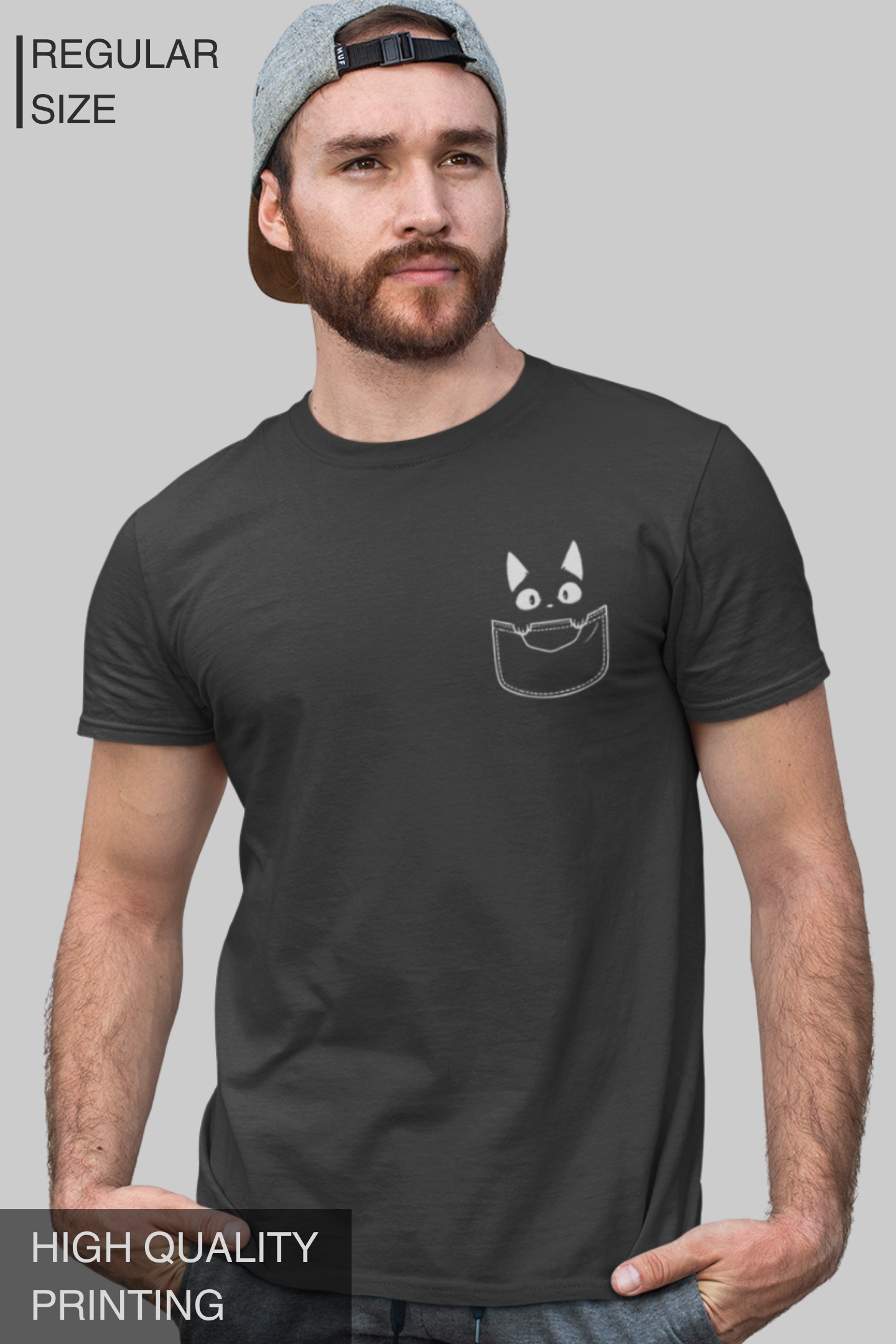 Kitty Pocket Men T-shirt