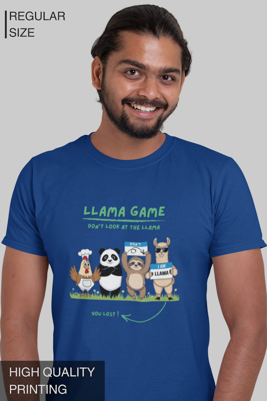Llama Game Men's Tshirt