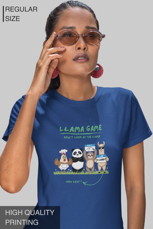 Llama Game Women's Tshirt