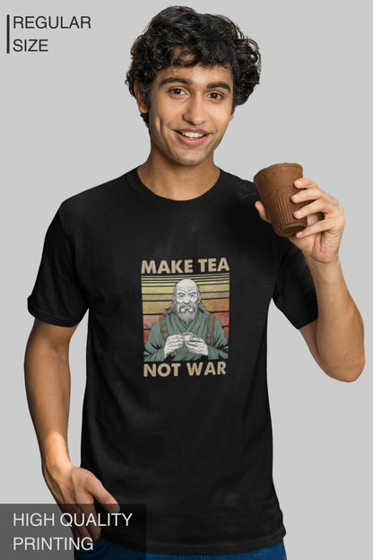 Make Tea Not War Men's Tshirt