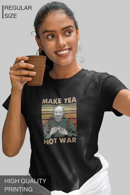 Make Tea Not War Women's Tshirt