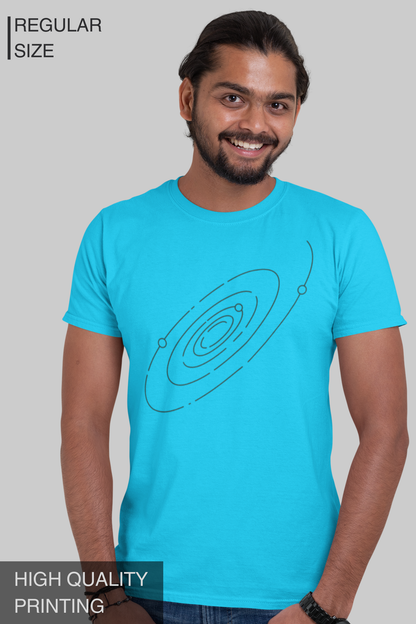 Minimalist Solar System Men's Tshirt