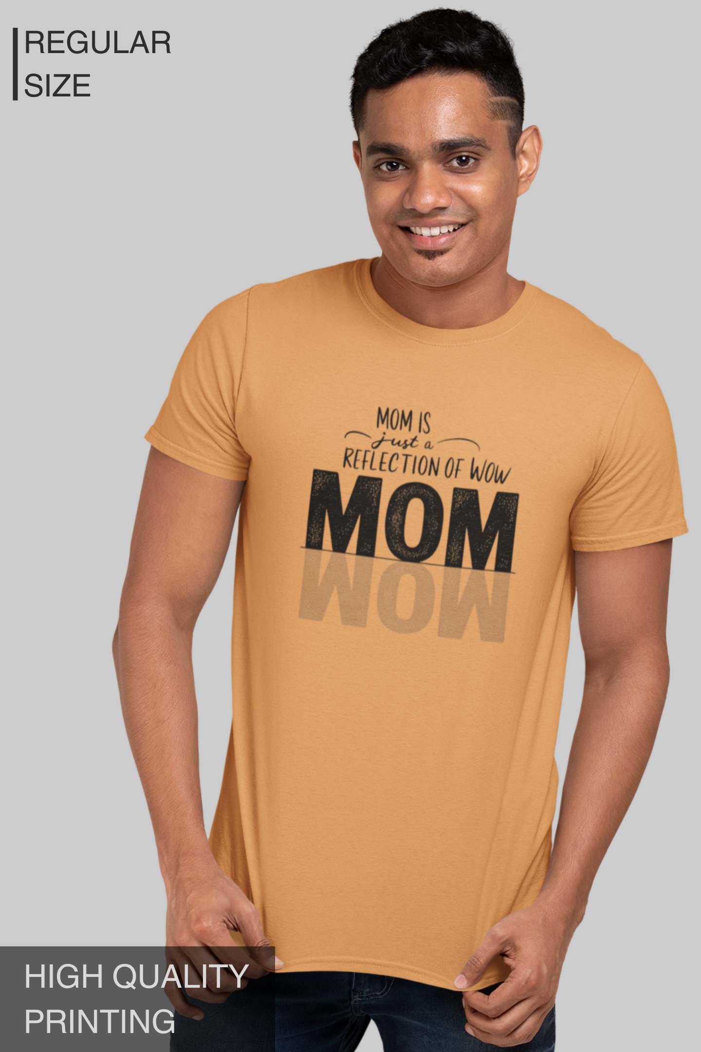 Mom Is Just A Reflection of WOW Men T Shirt