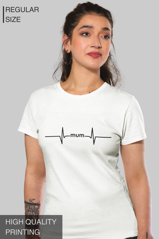 Mum Heartbeat Women's Tshirt