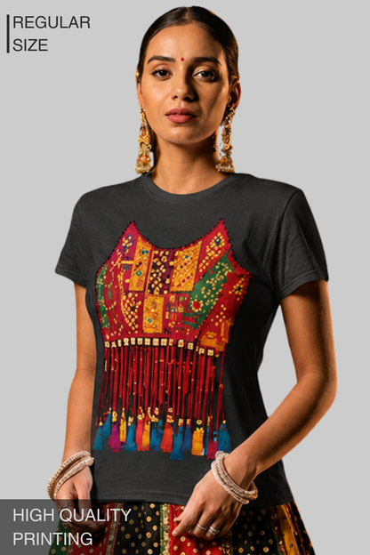 Garba Glam Casuals (3) – Women's T-Shirt