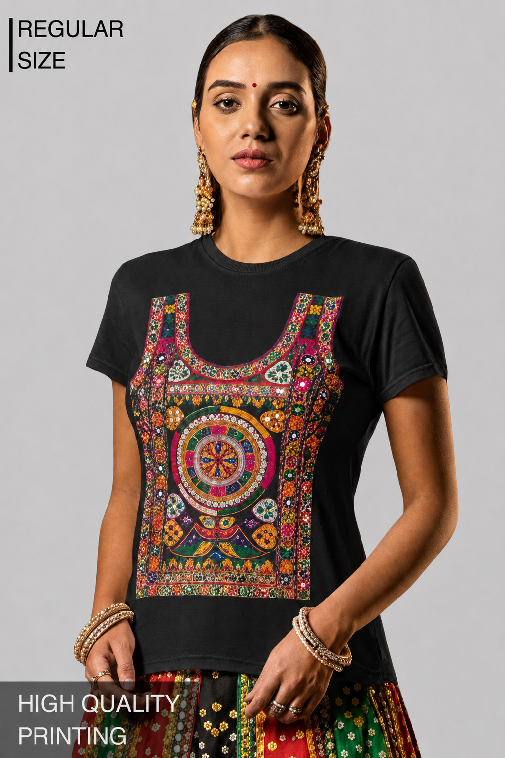 Garba Glam Casuals (4) – Women's T-Shirt