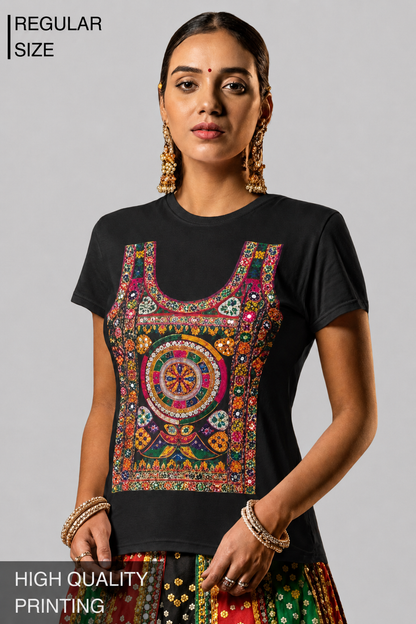 Garba Glam Casuals (4) – Women's T-Shirt