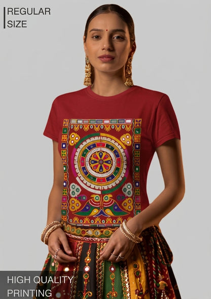Garba Glam Casuals (4) – Women's T-Shirt