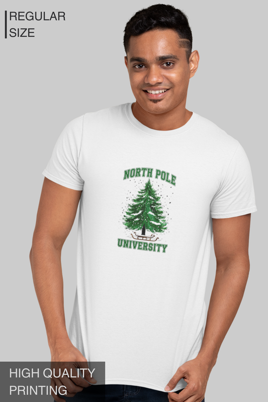 North Pole University Men's TShirt