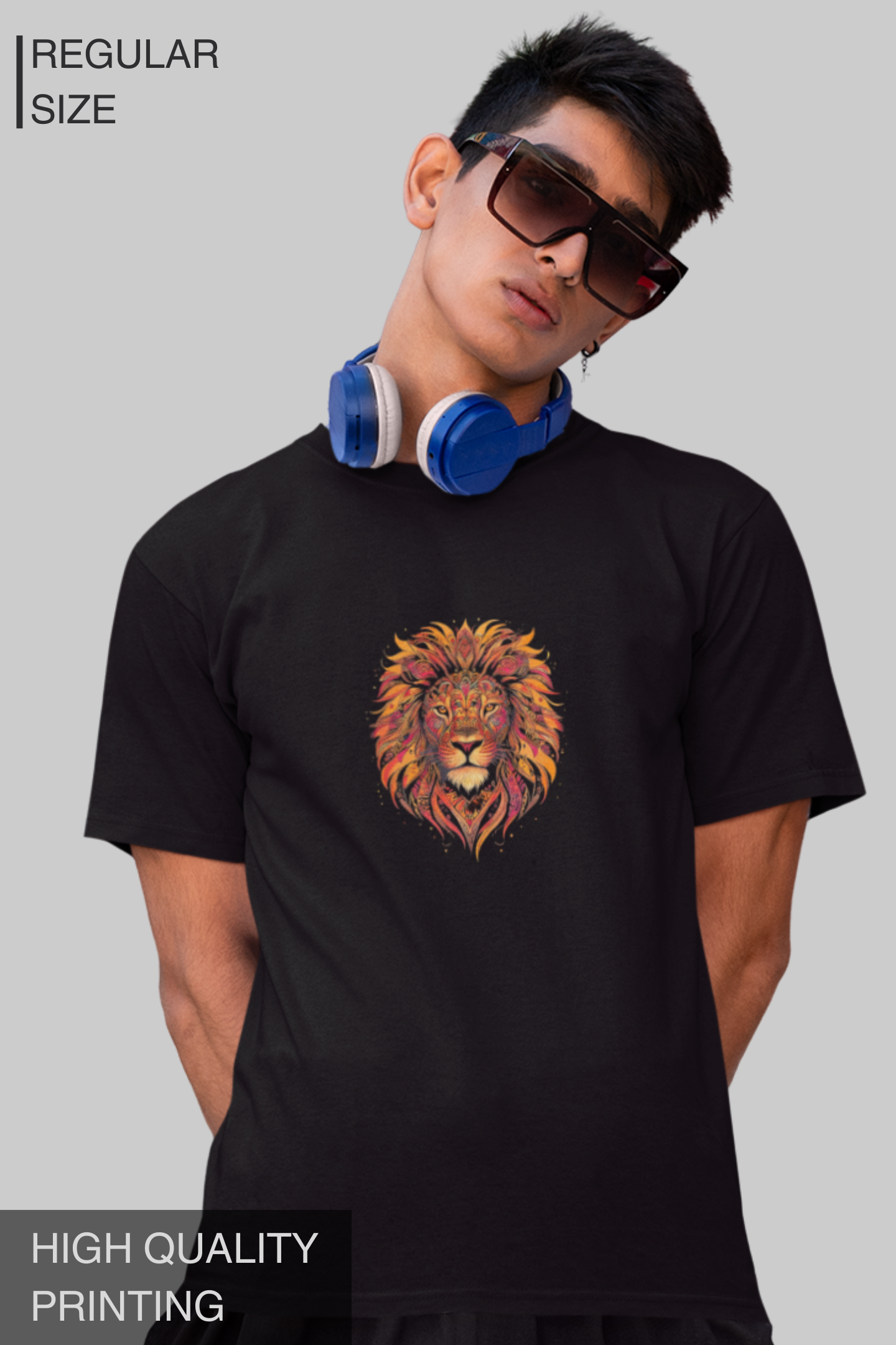 Peaceful Lion Men's Tshirt