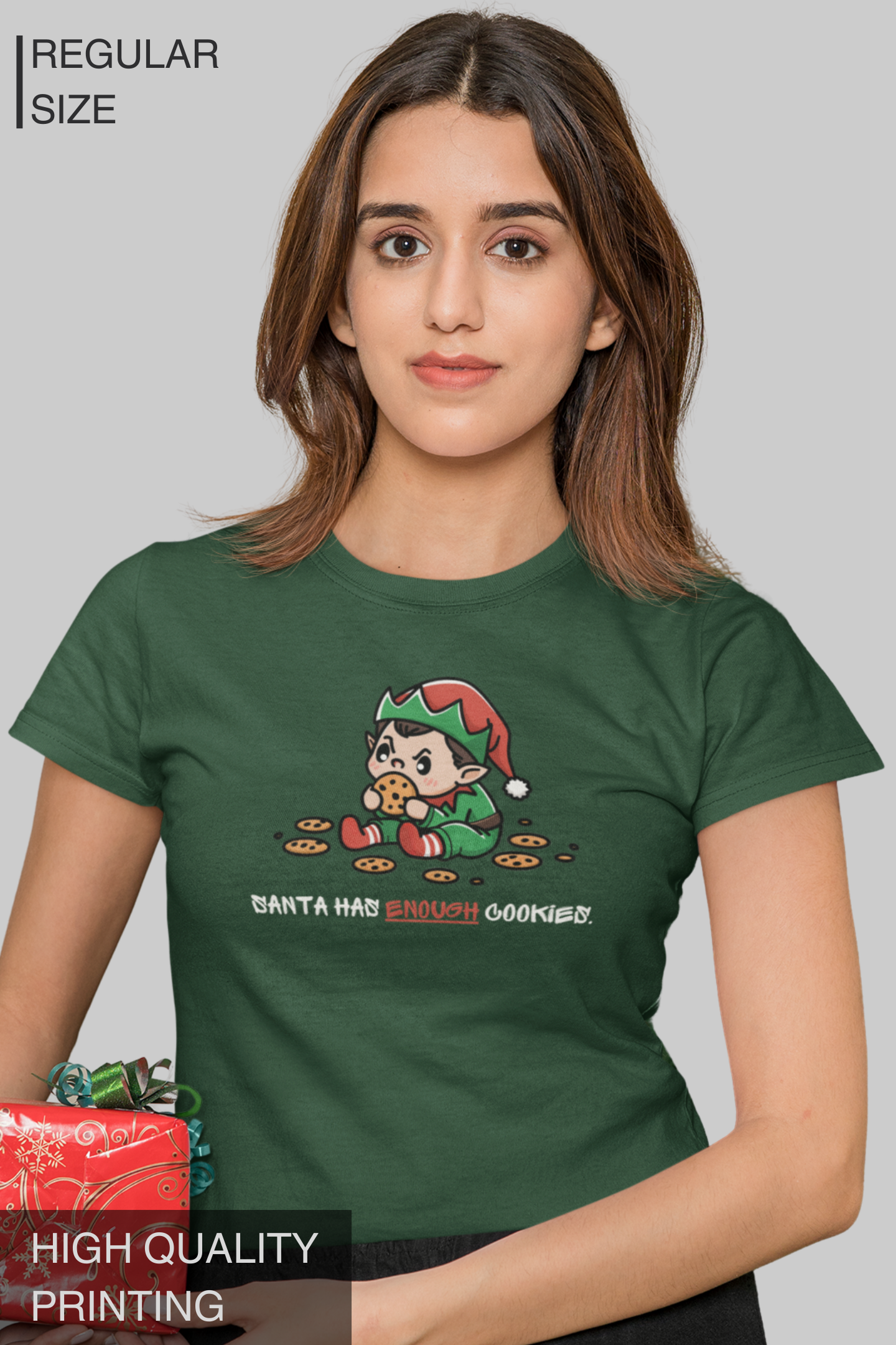 Santa Has Enough Cookies Women's TShirt