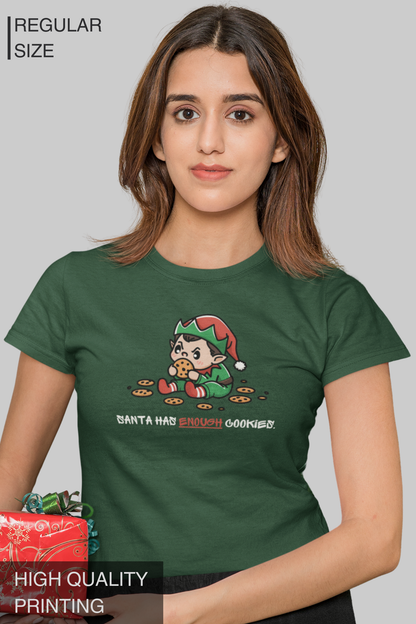 Santa Has Enough Cookies Women's TShirt